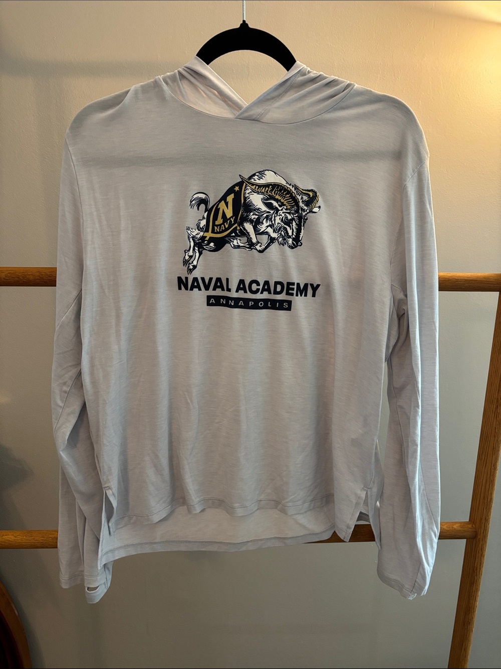 Under Armour Light Gray Naval Academy Crewneck Sweatshirt